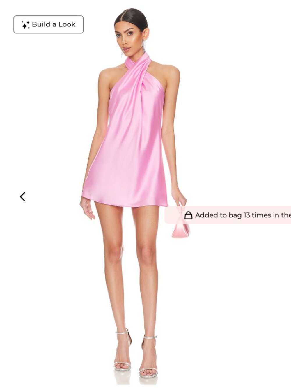 Jasmine Halter Mini Dress Show Me Your Mumu - Size Small - Pink Luxe